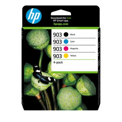 HP 903 originele inktcartridges, 4-pack, zwart / cyaan / magenta / geel (6ZC73AE) voor HP OfficeJet / OfficeJet Pro 6900