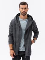 Heren sweatshirt - donkergrijs B1371, maat XXL - thumbnail