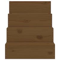 Huisdierentrap 40x49x47 cm massief grenenhout honingbruin - thumbnail