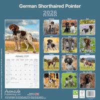 Duitse Staande Kalender 2026 - thumbnail