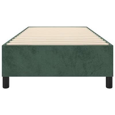 Boxspringframe fluweel donkergroen 80x200 cm Boxspringframe fluweel donkergroen 80x200 cm