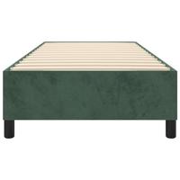Boxspringframe fluweel donkergroen 80x200 cm - thumbnail
