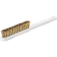 Lessmann Fijne penseel | lengte 225 mm | 0,15 mm messingdraad golvend | 4-rijig | 1 stuk - 182162 182162 - thumbnail