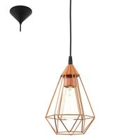 Eglo HanglampTarbes 17cm koper - 94193 - thumbnail