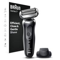 Braun 71-N1200S Elektrisch Scheerapparaat Zwart/Zilver - thumbnail