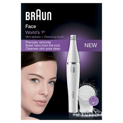 Electric Facial Cleanser en Hair Remover Braun 810