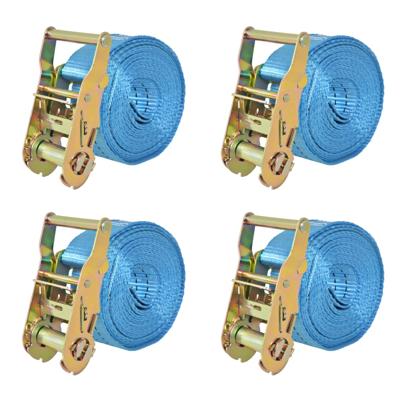 Spanbanden 2 ton 6mx38mm blauw 4 st