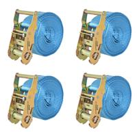 Spanbanden 2 ton 6mx38mm blauw 4 st - thumbnail