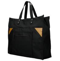 Stevige Boodschappentas Basic Breed Zwart - thumbnail