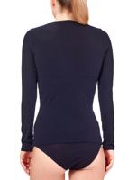 Icebreaker Siren LS Sweetheart Thermoshirt Dames Black S - thumbnail