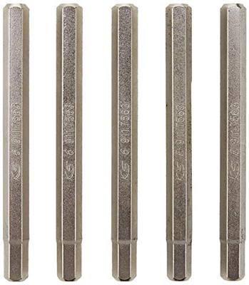 KS Tools 911.7763 Inbus-bit Speciaal staal Vernikkeld E 6.3 5 stuk(s)