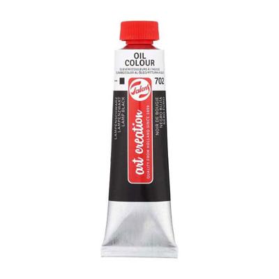 Talens art creation olieverf tube 40ml lampenzwart 702