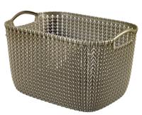 Curver Opbergmand Knit-Look 8L Bruin - thumbnail