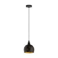 Eglo Design hanglampRoccaforte Ø 17cm zwart met goud - 33345 - thumbnail