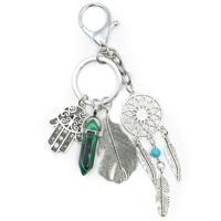 Sleutelhanger Dromenvanger Hamsa & Dubbeleinder - thumbnail