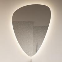Badkamerspiegel Gliss Frenzy Organic LED Verlichting 100x75 cm En Spiegelverwarming - thumbnail