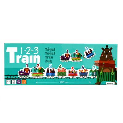 Barbo Toys 20-delige Dieren Puzzel Trein