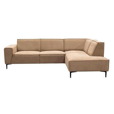 Hoekbank Romy rechts - beige - Leen Bakker