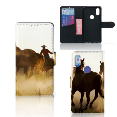 Xiaomi Mi Mix 2s | Telefoonhoesje | Met pasjeshouder | Design Cowboy Xiaomi Mi Mix 2s | Telefoonhoesje | Met pasjeshouder | Design Cowboy