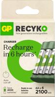 GP Batterijlader USB 3H met 4x2100mA AA batterij - 3503062 - thumbnail