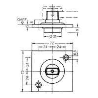 Dormakaba Draailager 7471 K - 45070001 - thumbnail