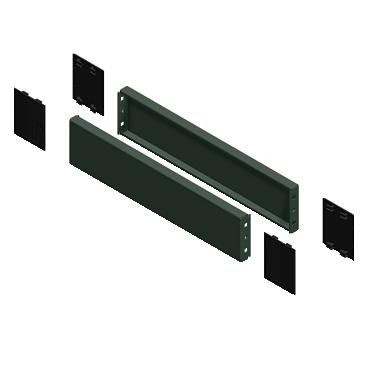 Schneider Electric NSYSPS12100 NSYSPS12100 (b x h) 1200 mm x 100 mm Grijs 1 stuk(s)