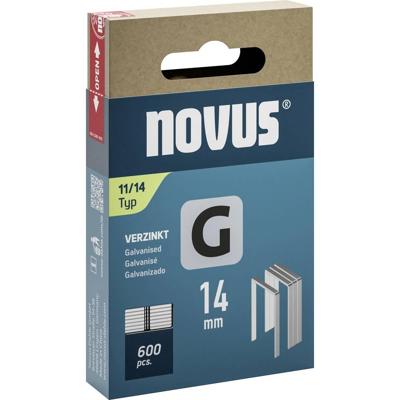 Novus Tools 042-0799 Nieten met plat draad Type 11 600 stuk(s) Afm. (l x b) 14 mm x 10.6 mm