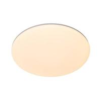 Lucide OLSON - Plafonnière Badkamer - Ø 45 cm - LED - CCT - 1x45W 3000K/6500K - IP44 - Opaal - thumbnail