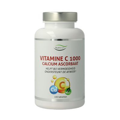 Nutrivian Vitamine C1000 mg calcium ascorbaat 100 Tabletten