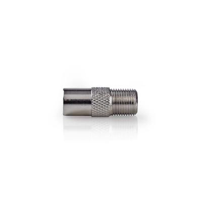 Satelliet- en antenne-adapter | Coax male - F female | 10 stuks | Metaal