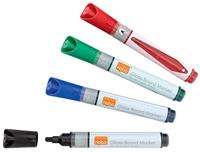 Nobo glasbordstift, geassorteerde kleuren, pak van 4 - thumbnail