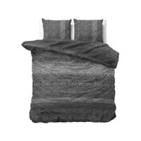 Dreamhouse DH Flanel Gradient Knits Antraciet 200 x 220 cm - thumbnail