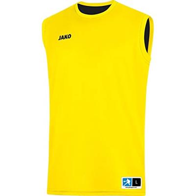 JAKO 4151 Reversible Shirt Change 2.0 - Zwart/Citroen - XS