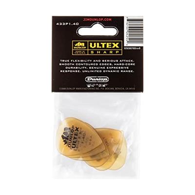 Dunlop 433P140 Ultex Sharp Pick 1.40 mm plectrumset (6 stuks) Dunlop 433P140 Ultex Sharp Pick 1.40 mm plectrumset (6 stuks)