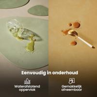 LIND DNA Onderzetters Nupo - Leer - Metallic - 13 x 11 cm - 4 Stuks - thumbnail