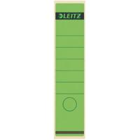 Leitz rugetiketten, zelfklevend, ft 6,1 x 28,5 cm, pak van 10 stuks, groen - thumbnail