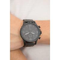 Fossil JR1401 Horloge Nate Chrono staal zwart 50 mm - thumbnail