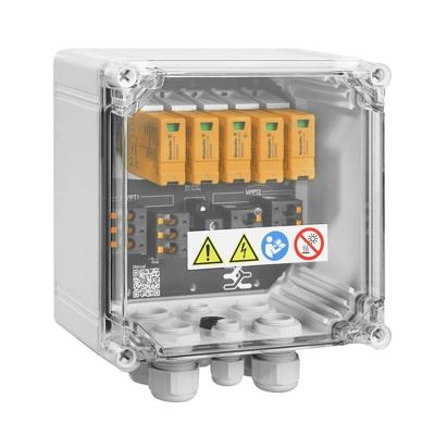 Weidmüller 2866320000 PVN DC 2IN/1OUTX2 2MPPT SPD1R CG 1.1KV Aansluitdoos voor generator 1 stuk(s) Weidmüller 2866320000 PVN DC 2IN/1OUTX2 2MPPT SPD1R CG 1.1KV Aansluitdoos voor generator 1 stuk(s)