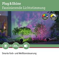 Paulmann Kikolo 94769 Verlichtingssysteem Plug&Shine LED-tuinspot LED 6.2 W RGB Antraciet - thumbnail