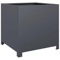 VidaXL Plantenbak 50x50x50 cm staal antracietkleurig - thumbnail