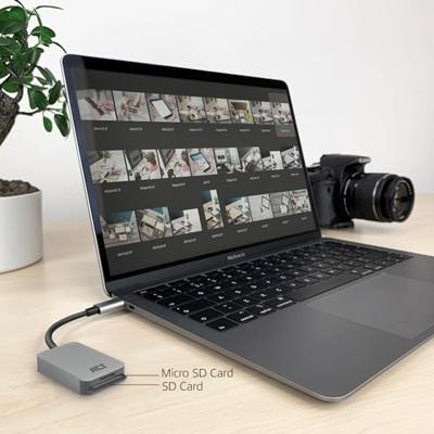 ACT AC7056 USB-C OTG kaartlezer - thumbnail
