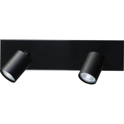 Masterlight Plafondlamp zwartBounce met 2 zwarte spots - 5491-05-05-40-2