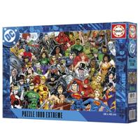 Puzzel - EDUCA - Justice League DC Comics - 1000 stukjes - Cartoonthema - Voor volwassenen - thumbnail