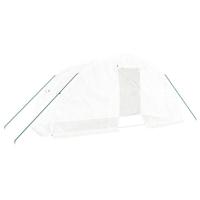VidaXL Tuinkas met stalen frame 10 m² 5x2x2,3 m - thumbnail