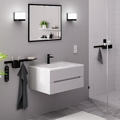 Hansgrohe Logis Fine ééngreeps wastafelmengkraan 110 met PopUp trekwaste, mat zwart