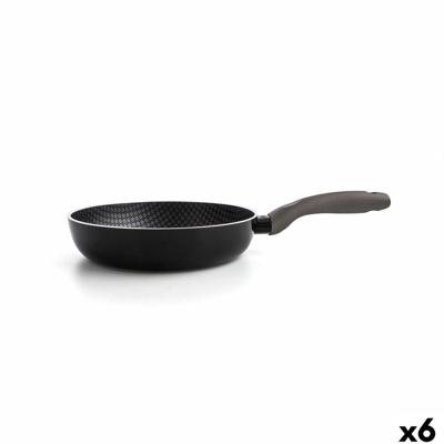 Pan Quid Honey Zwart Metaal Ø 24 cm (6 Stuks)