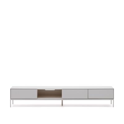 Kave Home TV-meubel 'Vedrana' 195 x 40cm, kleur Wit
