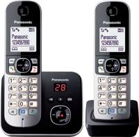 Draadloze telefoon Panasonic KX-TG6822FRB Zwart Grijs - thumbnail