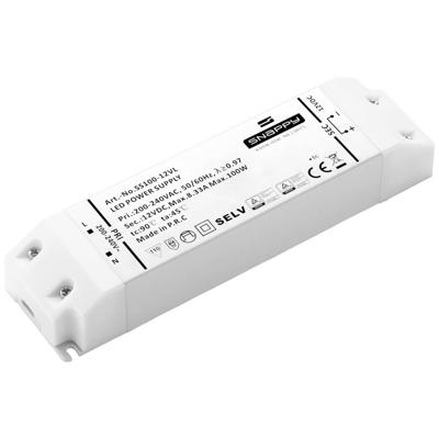 Dehner Elektronik SS 100-24VL LED-transformator, LED-driver Constante spanning 100 W 4.17 A 24 V/DC Overspanning, Overbelastingsbescherming, Geschikt voor