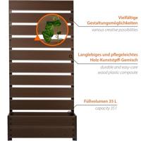 dobar Plantenbak met klimrek (Zilvergrijs) - thumbnail